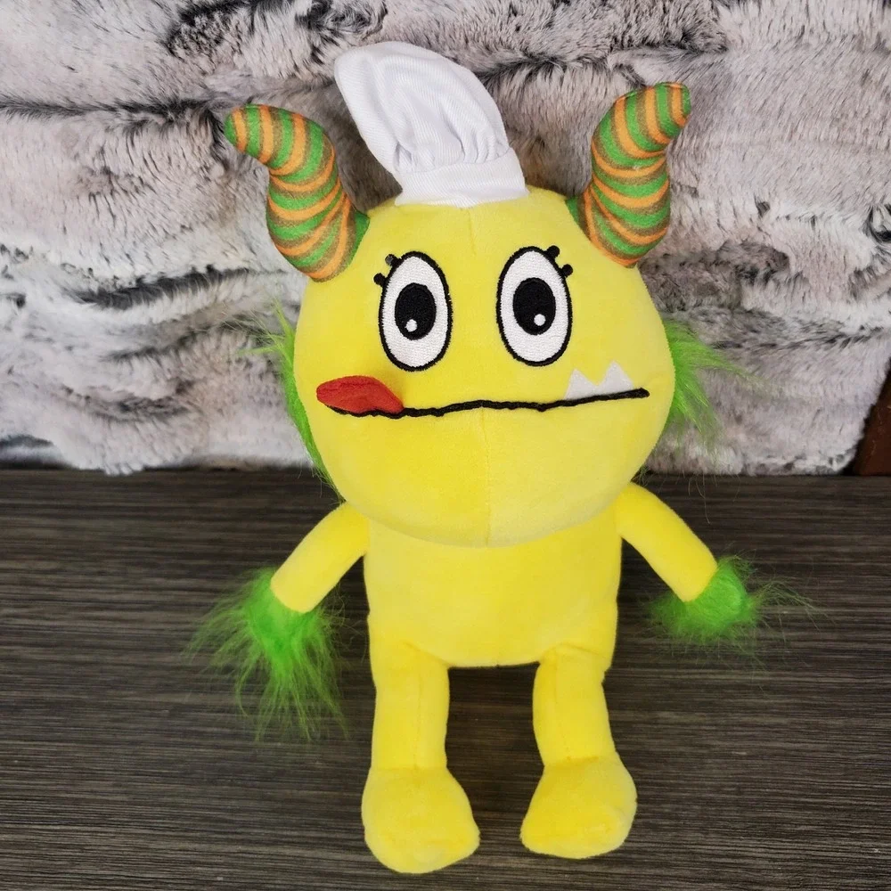 Yellow Monster Chef Ali The Sandwich Chef Plush 10